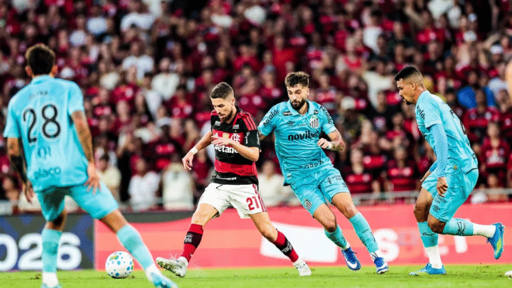 Flamengo cumpre “profecia” da torcida rival e goleia o Santos