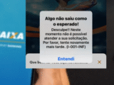 Caixa fora do ar