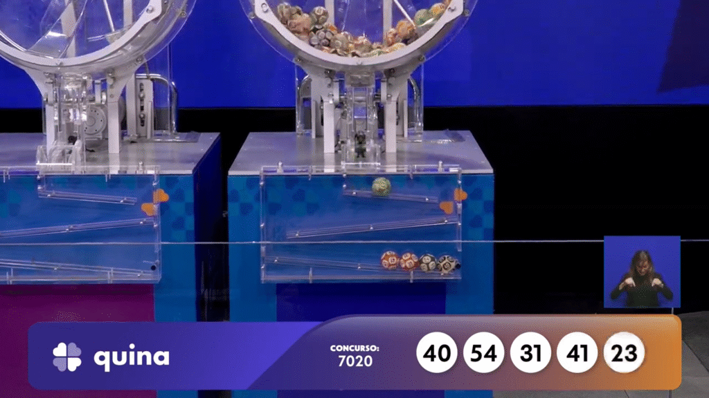Quina 7020: veja o resultado do sorteio e confira os números premiados que valem R$ 12,7 milhões nesta sexta (8).