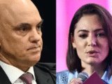 Michelle com Alexandre de Moraes