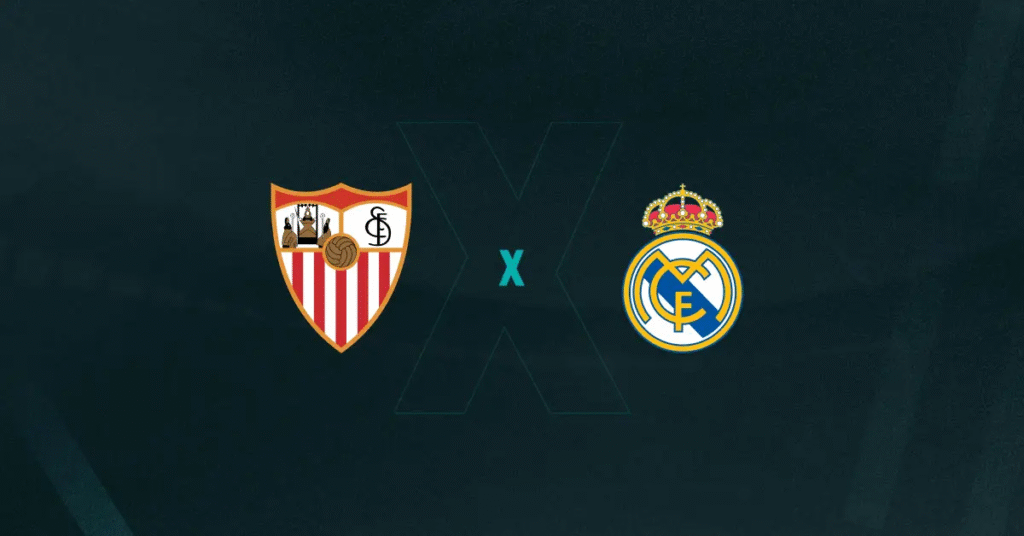 Saiba onde assistir ao vivo Sevilla x Real Madrid pelo Campeonato Espanhol. Veja o horário, desfalques e as escalações oficiais.