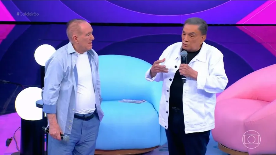 Aos 90 anos, Dedé Santana recebe homenagem no Caldeirão com Mion