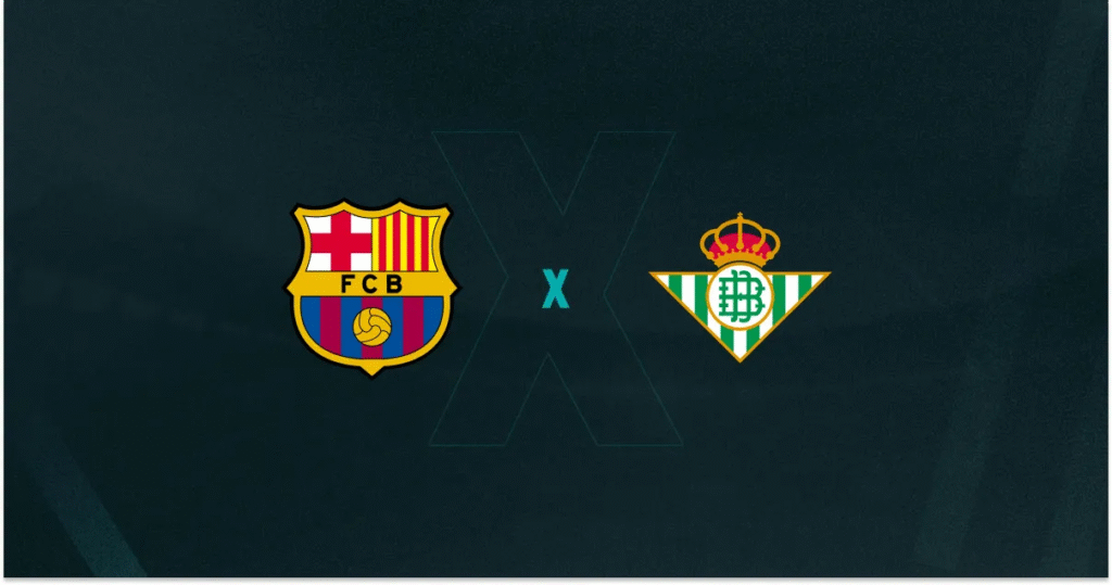 Saiba onde assistir ao vivo Barcelona x Betis por LaLiga. Veja o horário, escalações e a despedida de Lewandowski.