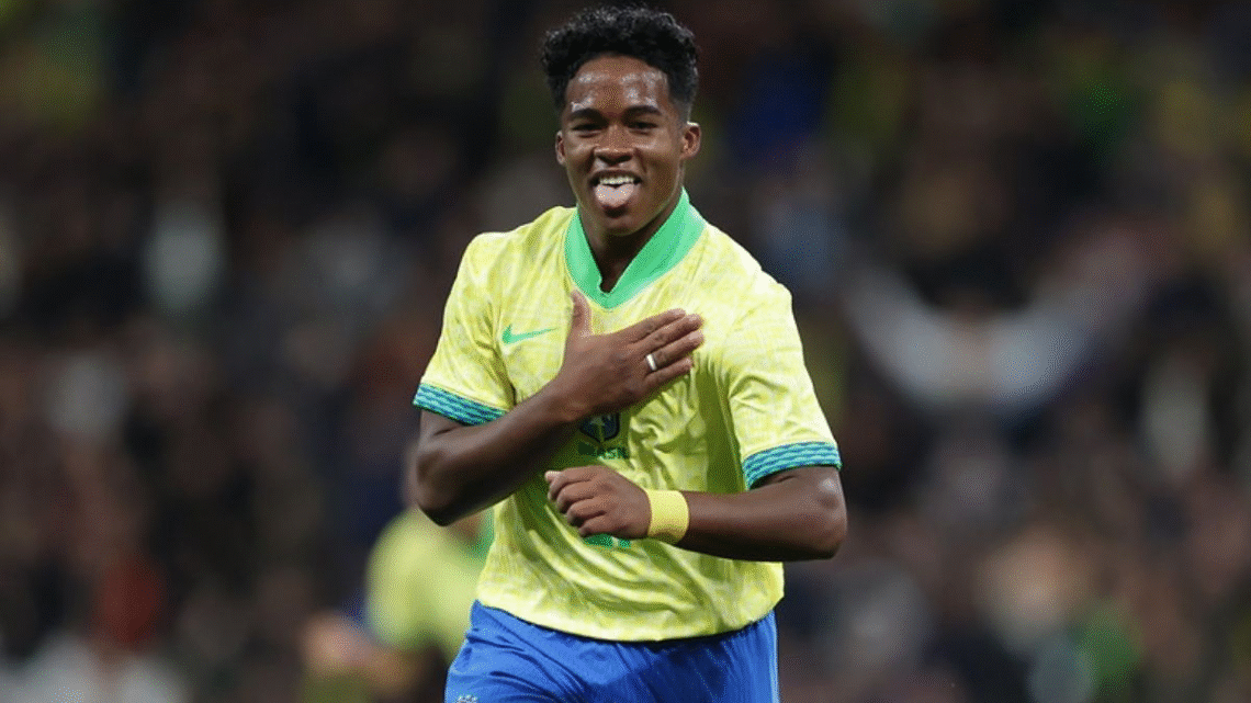 Atacante Endrick é convocado para a Copa do Mundo