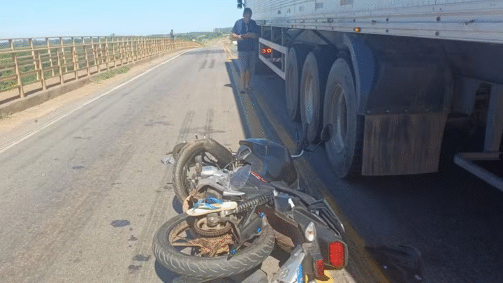 Acidente na BR-070 em MT mata motociclista e fere duas pessoas