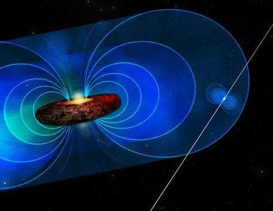 Cientistas descobrem torção magnética gigante oculta que ajuda a manter a Via Láctea unida. Veja como a descoberta no Braço de Sagitário muda a astrofísica.