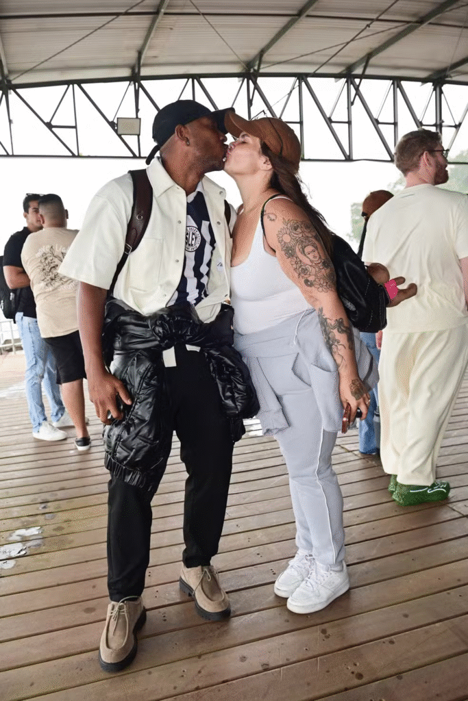 Thais Carla desembarca em Manaus com o marido para o Festival da Cunhã. Com 100 kg a menos após bariátrica, influenciadora desabafa sobre saúde e gordofobia.