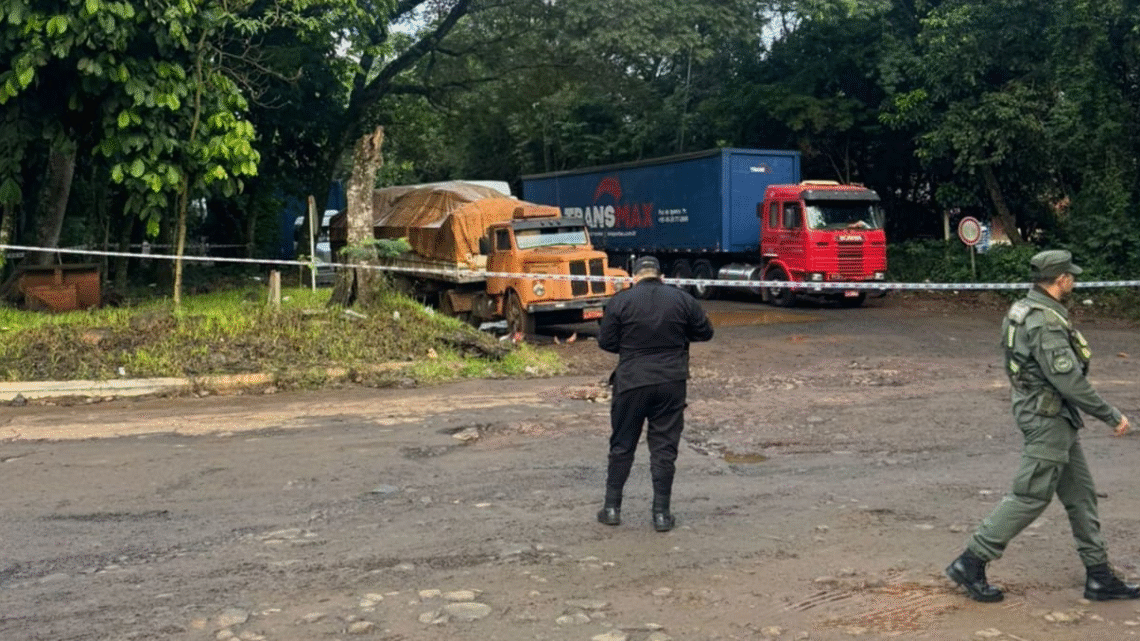 Polícia investiga morte violenta na fronteira em Foz do Iguaçu