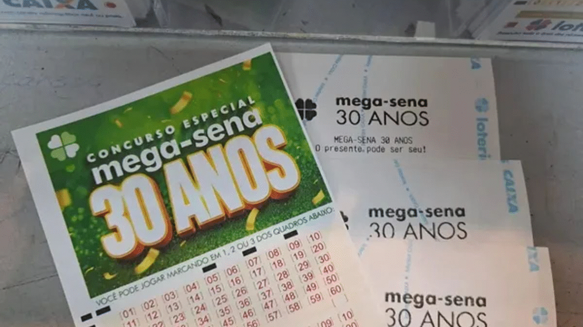 Mega 30 anos sorteará R$ 300 milhões neste domingo (24)
