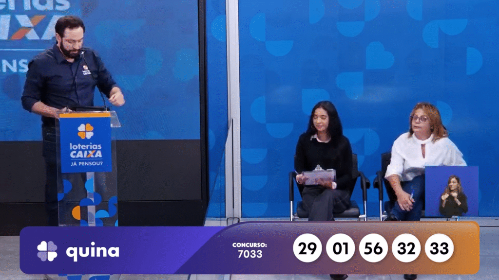 Confira o resultado da Quina 7033 deste sábado (23). Saiba as dezenas premiadas do concurso com prêmio de R$ 2 milhões.