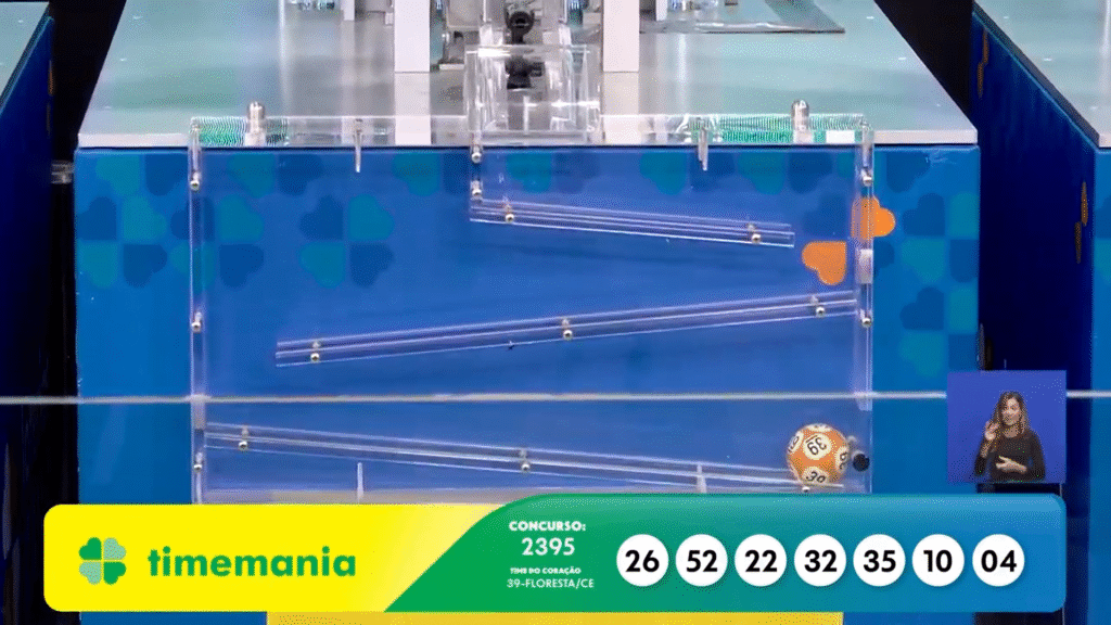 Confira o resultado da Timemania 2395 deste sábado (23). Saiba as dezenas e o Time do Coração premiado, com prêmio de R$ 2 milhões.
