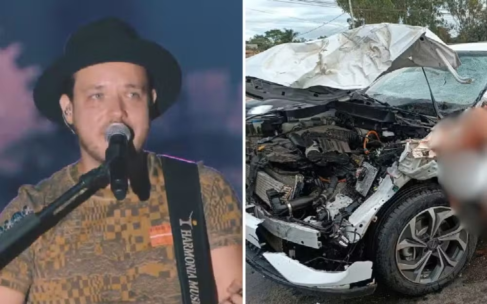 Cantor sertanejo sofre acidente automobilístico em rodovia federal em Goiás