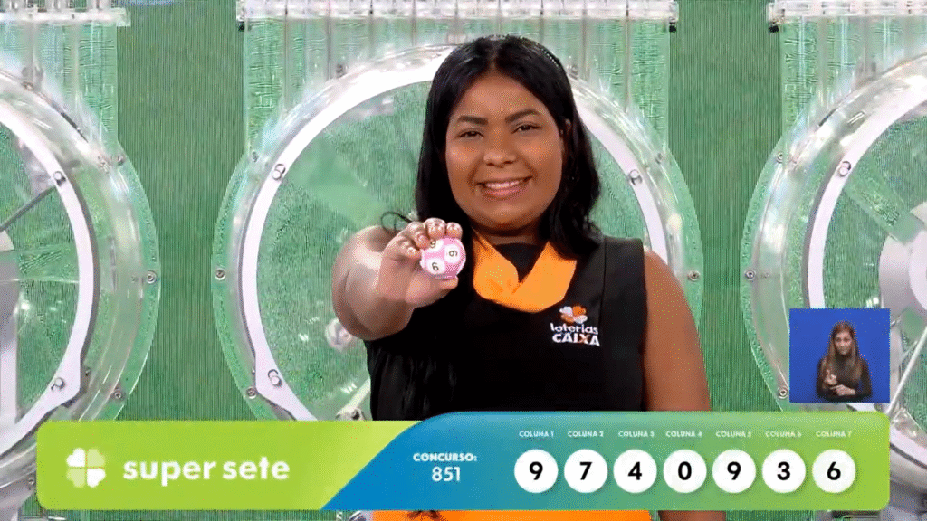 Confira o resultado do Super Sete 851 desta segunda (25). Veja os números sorteados por coluna, saiba como resgatar o prêmio de R$ 750 mil.