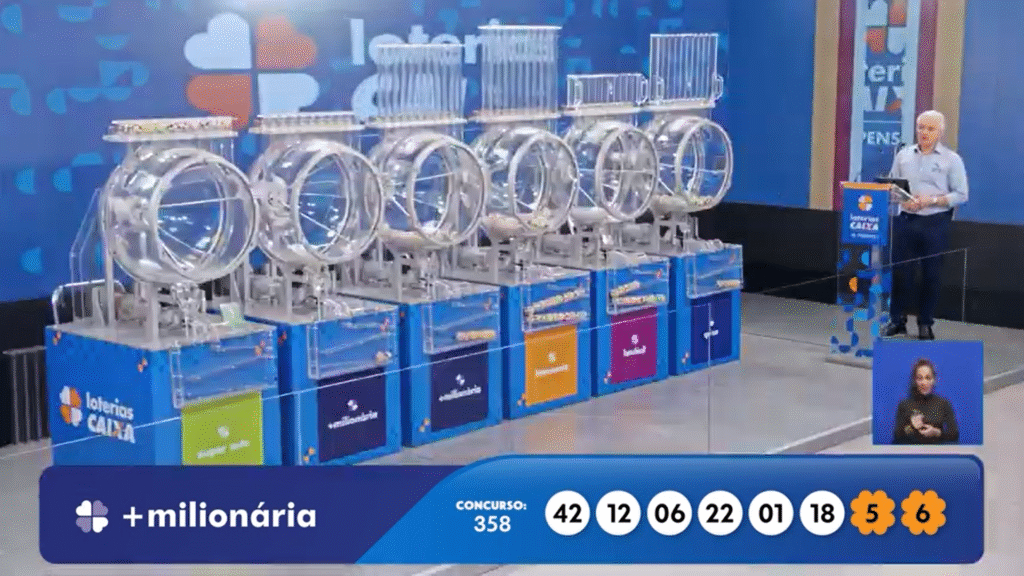 Resultado da +Milionária 358 sorteada nesta quarta (27). Veja as dezenas premiadas e saiba como resgatar o prêmio acumulado de R$ 44 milhões