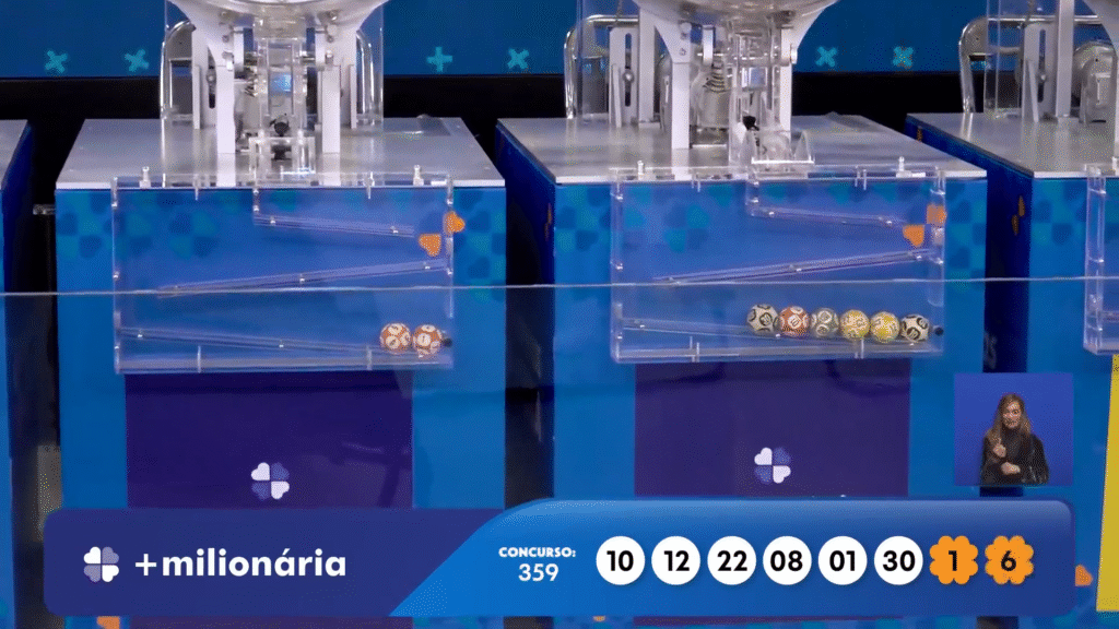 Veja o resultado do concurso 359 da +Milionária sorteada neste sábado (30/05/2026). Confira as dezenas e trevos do prêmio de R$ 45 milhões.