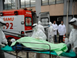 Simulação das medidas em resposta a um eventual caso suspeito de Ebola no Brasil - Foto: Tânia Rêgo