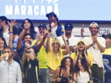 Virginia Fonseca vibra com gol de Vini Jr. no Maracanã - Foto: AgNews