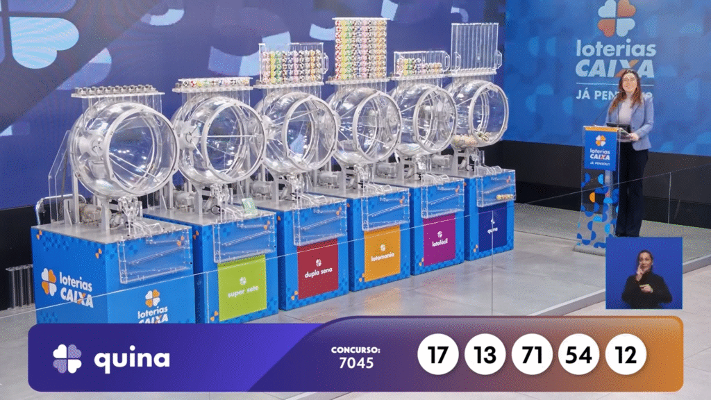 Confira o resultado da Quina 7045 realizado nesta segunda (8). Veja as dezenas sorteadas e saiba como resgatar o prêmio de R$ 7,5 milhões.