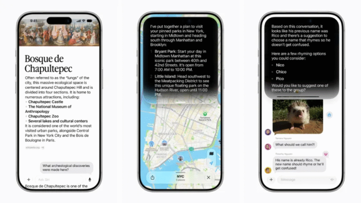 Apple lança Siri AI com inteligência artificial generativa na WWDC26. Confira a lista de modelos de iPhone compatíveis com os recursos do novo iOS 27.