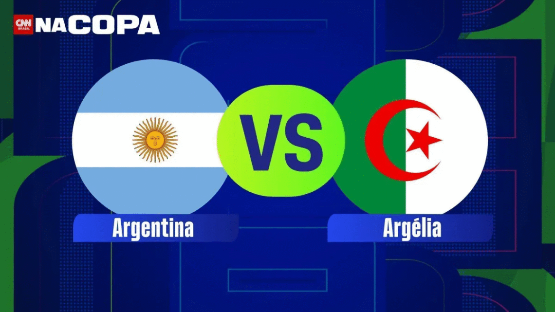 Saiba onde assistir ao vivo Argentina x Argélia pela Copa do Mundo 2026