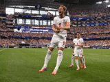 Harry Kane marcou dois gols na vitória da Inglaterra sobre a Croácia - Foto : Foto por PAUL ELLIS / AFP / cp