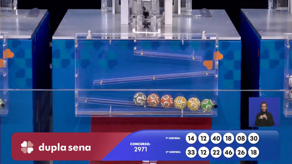 Confira as dezenas sorteadas no concurso da Dupla Sena 2971 nesta quarta-feira (17). Saiba como resgatar o prêmio de R$ 4 milhões.