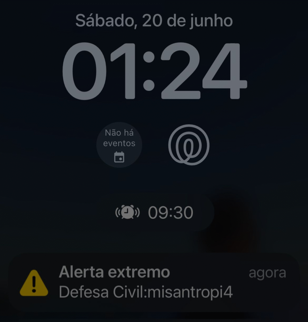 Alerta de "misantropia" em celulares de Salvador e Curitiba assusta moradores - Foto: Divulgação/Boca do Rio Magazine