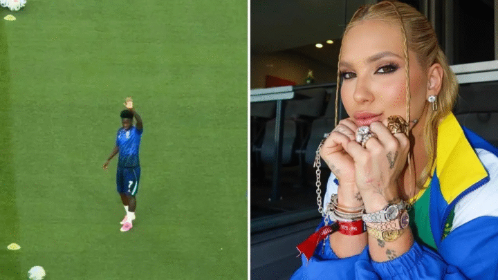 Copa do Mundo: o aceno discreto de Vini Jr. para a influenciadora Virginia antes de jogo da Seleção