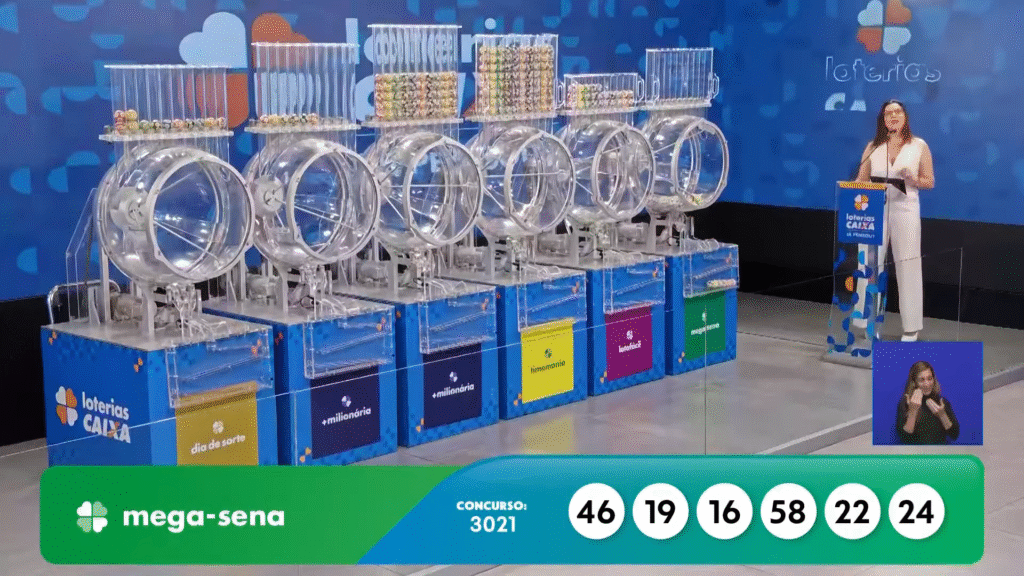 Veja os números da Mega Sena 3021 sorteados neste sábado (20). Saiba como resgatar o prêmio estimado em R$ 39,4 milhões.