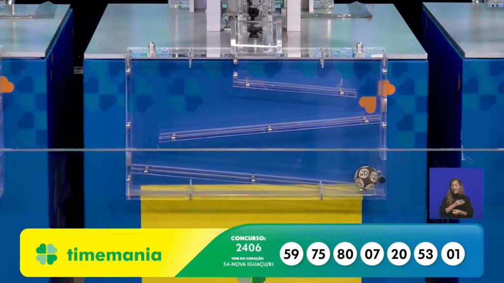 Veja o resultado da Timemania 2406 sorteada neste sábado (20). Saiba como resgatar o prêmio acumulado de R$ 1,5 milhão.