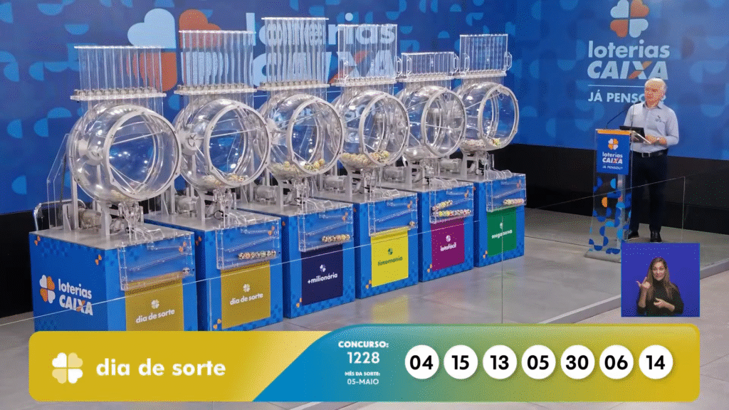 Veja as dezenas do Dia de Sorte 1228 deste sábado (20). Saiba como resgatar o prêmio acumulado estimado em R$ 1,3 milhão.