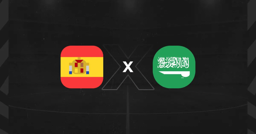 Saiba onde assistir ao vivo a Espanha x Arábia Saudita pela Copa do Mundo. Confira o horário, as escalações oficiais e os desfalques.
