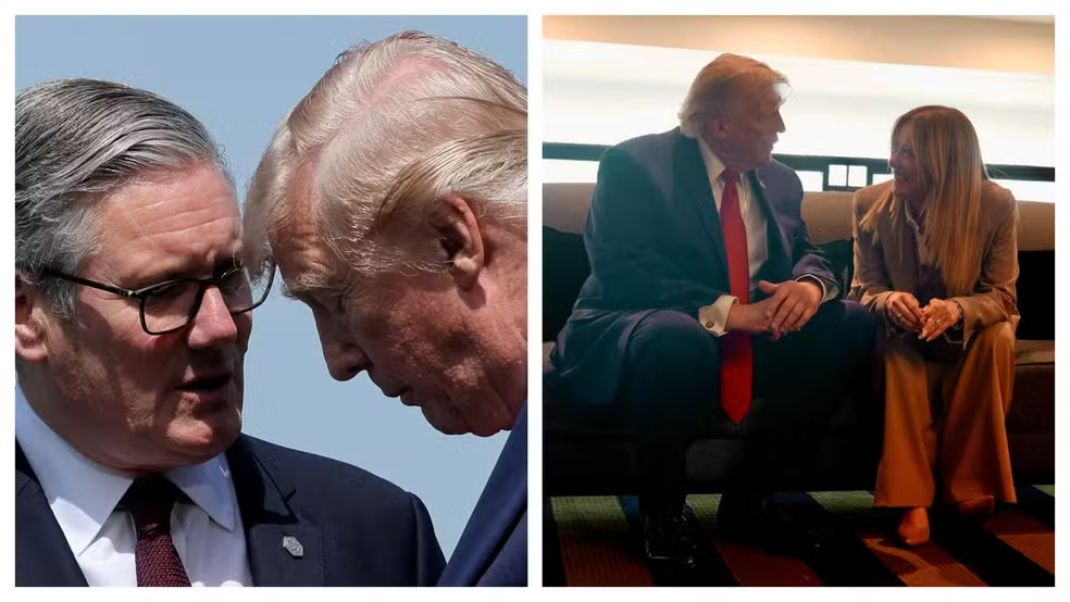 Crise na diplomacia: Trump ataca líderes da Itália e do Reino Unido em postagens nas redes