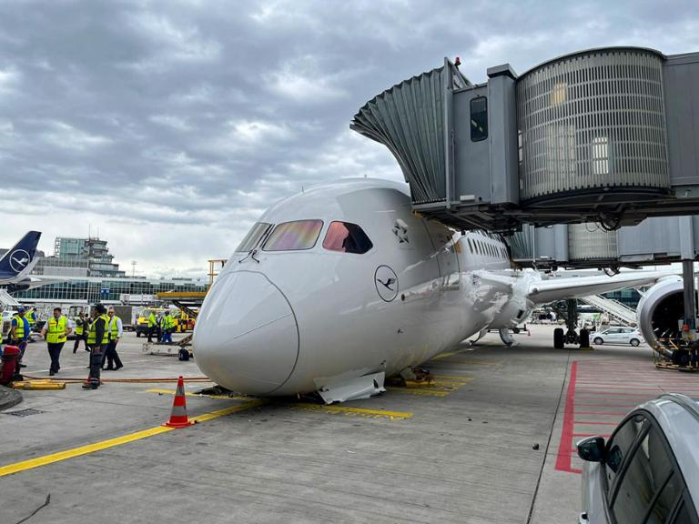 Vídeo: Acidente com avião Boeing 787 deixa vários feridos em Frankfurt, na Alemanha - Foto: 5Vision.News