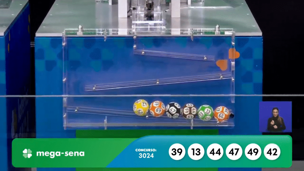 Confira o resultado da Mega Sena 3024 sorteada neste sábado (27). Veja as dezenas premiadas do sorteio de R$ 6,3 milhões e saiba como resgatar.