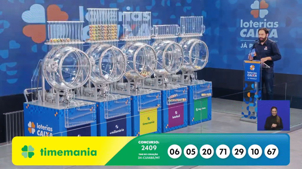 Confira o resultado da Timemania 2409 deste sábado (27). Acesse as dezenas, o Time do Coração e como resgatar o prêmio de R$ 2 milhões.