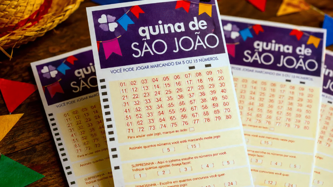Quina de São João 7051: veja os números sorteados no concurso especial deste domingo (28)