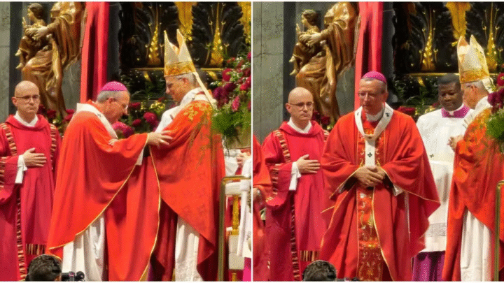 Papa Leão XIV entrega Pálio Arquiepiscopal a arcebispo de Sorocaba em Roma