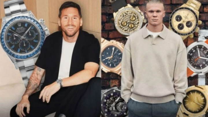 Relógios de Messi, Vini Jr. e Haaland chegam a R$ 15 milhões e exigem fila de espera