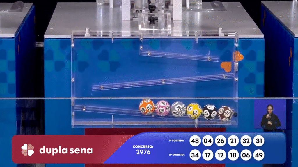 Confira o resultado do concurso da Dupla Sena 2976 desta segunda-feira (29). Veja as dezenas dos dois sorteios da Caixa.