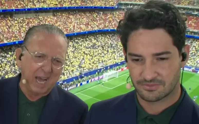 Galvão Bueno rebate análise tática de Pato sobre a Seleção Brasileira