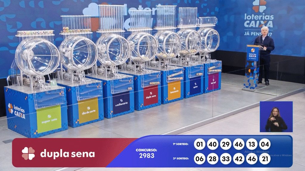 Acesse o resultado da Dupla Sena 2983 sorteada nesta quarta-feira (15) e aprenda a resgatar o prêmio milionário de R$950 mil.