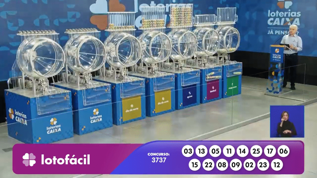 Confira as dezenas da Lotofácil 3737 desta quinta-feira (16) e saiba como resgatar o prêmio acumulado de R$ 10 milhões.