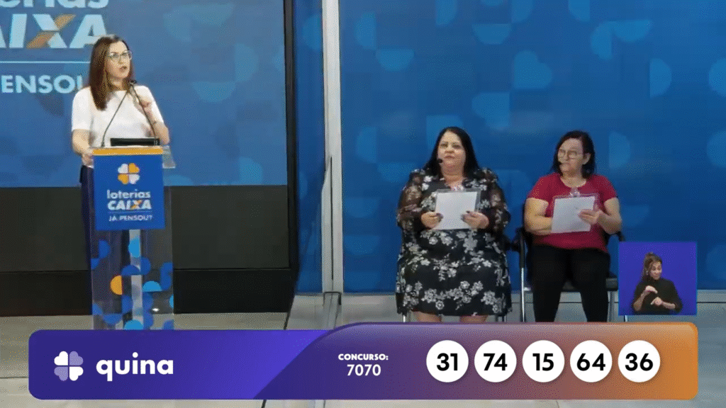 Confira o resultado da Quina 7070 sorteada nesta segunda-feira (20) com prêmio de R$ 10 milhões. Veja como apostar e resgatar.