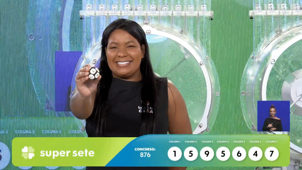 Confira o resultado da Super Sete 876 sorteada nesta quarta-feira (22). Veja os números de cada coluna e saiba como resgatar o prêmio.