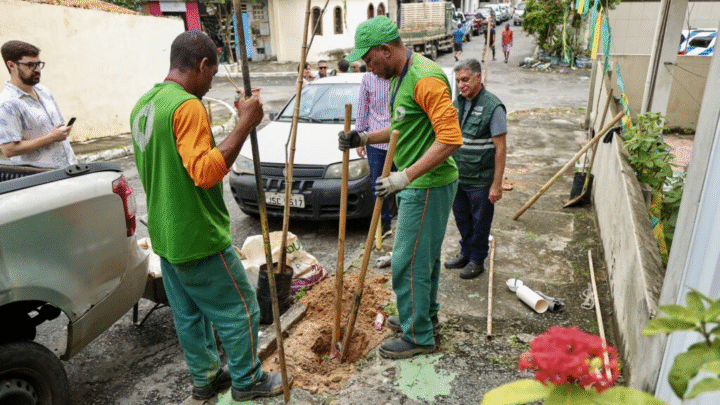 Prefeitura realiza na Boca do Rio primeiro plantio do programa Plante no Passeio