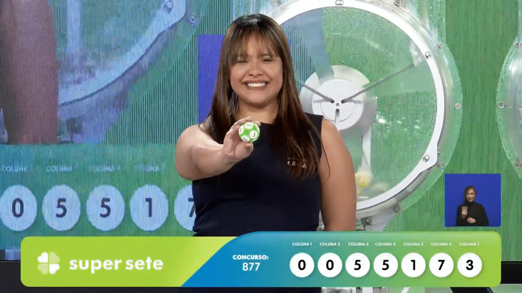 Confira os números sorteados no Super Sete 877 nesta sexta-feira (24). Veja o resultado das colunas e saiba como resgatar seu prêmio.