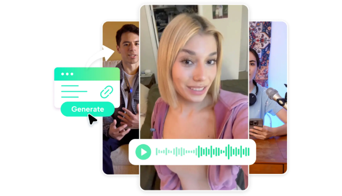 Pippit converte links de sites em anúncios em vídeo para redes sociais