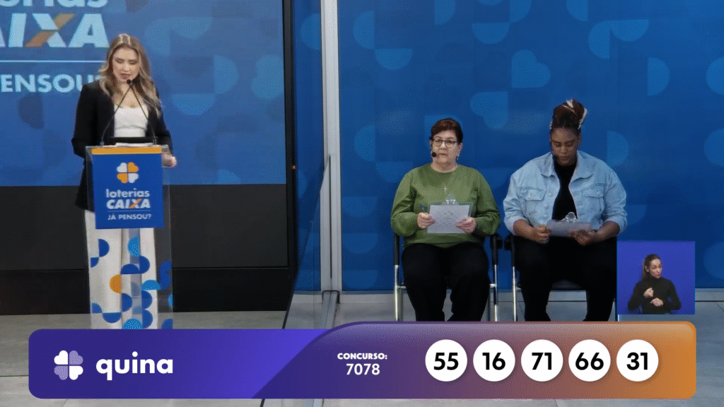 Confira o resultado da Quina 7078 sorteada nesta quarta-feira (29). Veja as dezenas reveladas e saiba como resgatar seu prêmio.