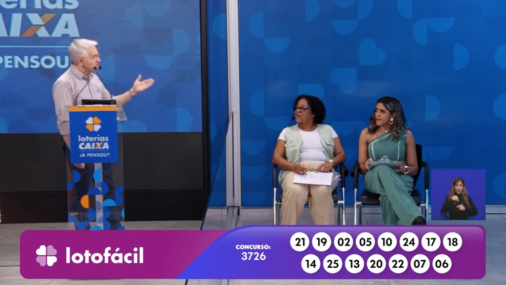 Lotofácil 3726: confira o resultado do sorteio de R$ 2 milhões neste sábado (04). Veja as dezenas premiadas e como resgatar seu prêmio.